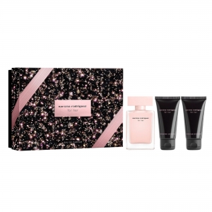 FOR HER Coffret Eau de parfum, gel douche et lait corps